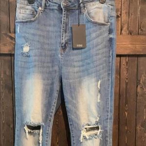 Risen Skinny Jeans size 1x